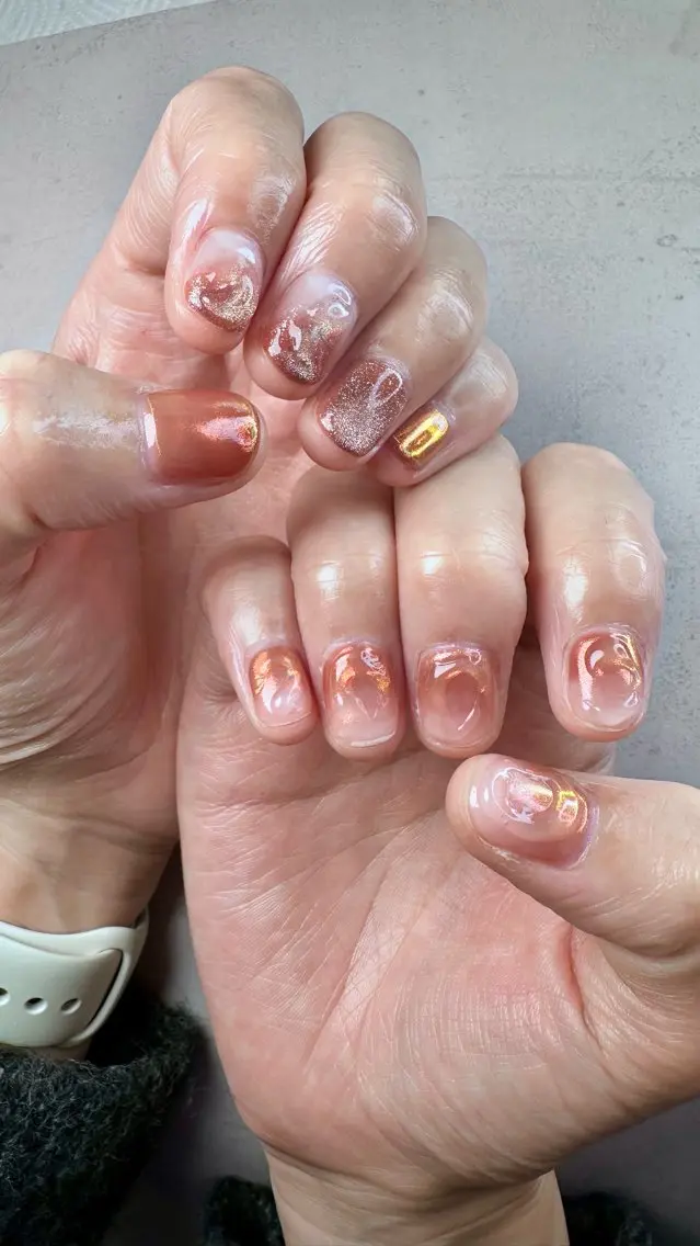ネイル ニュアンスネイル ハンドネイル ハンドケア Atelier Ariのネイルデザイン
