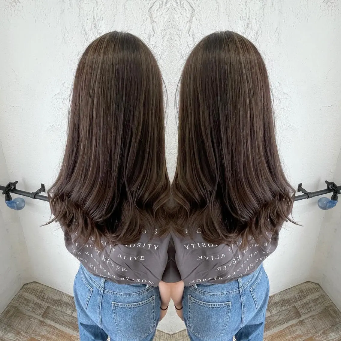 ロング カラー ギャルの革命児 秀斗のヘアスタイル
