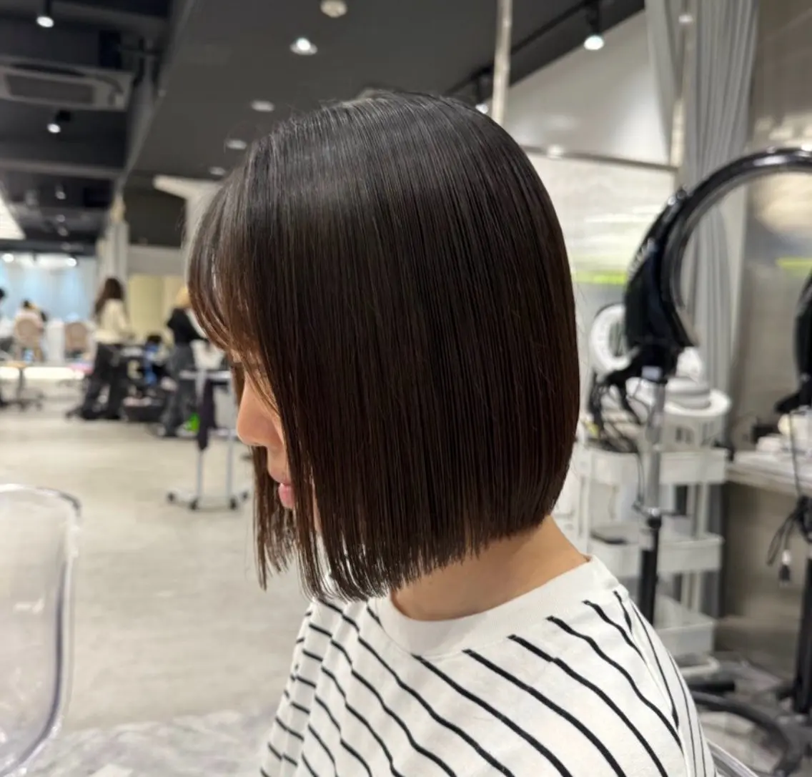 ショート カット サナ🎀髪質改善 /似合わせカラーのヘアスタイル