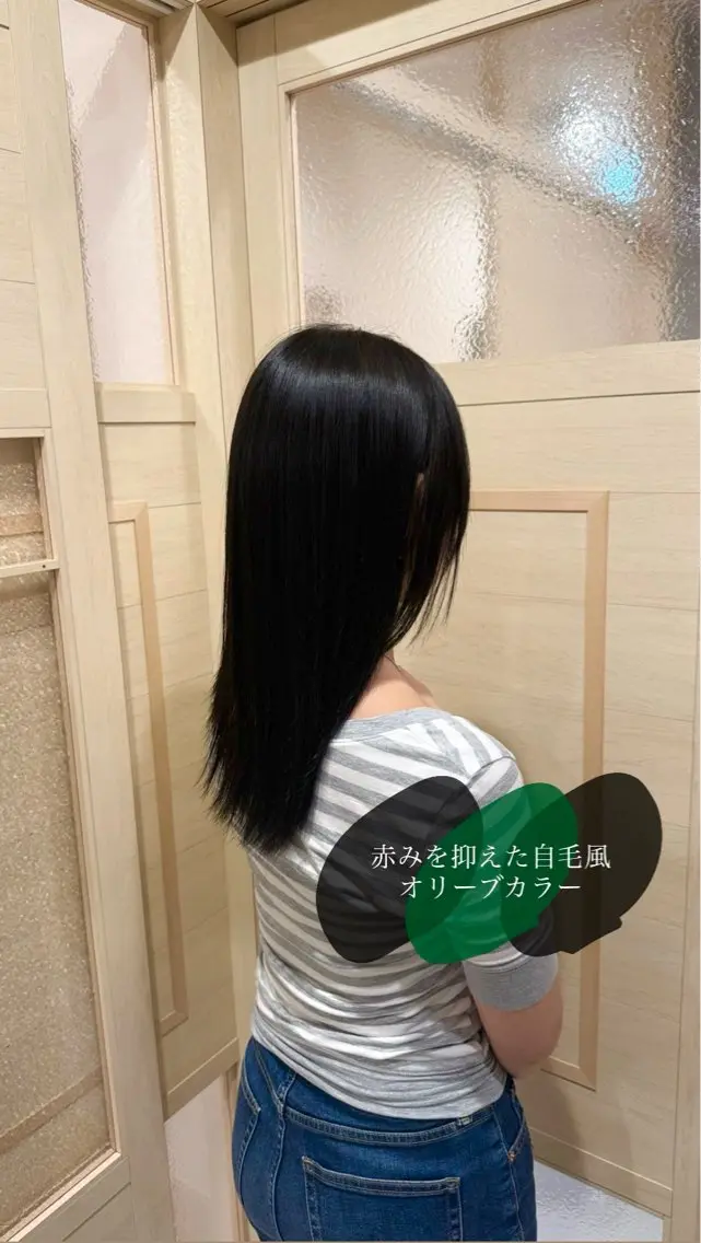 ミディアム カラー カット ヘアカラー きづな 🌷のヘアスタイル