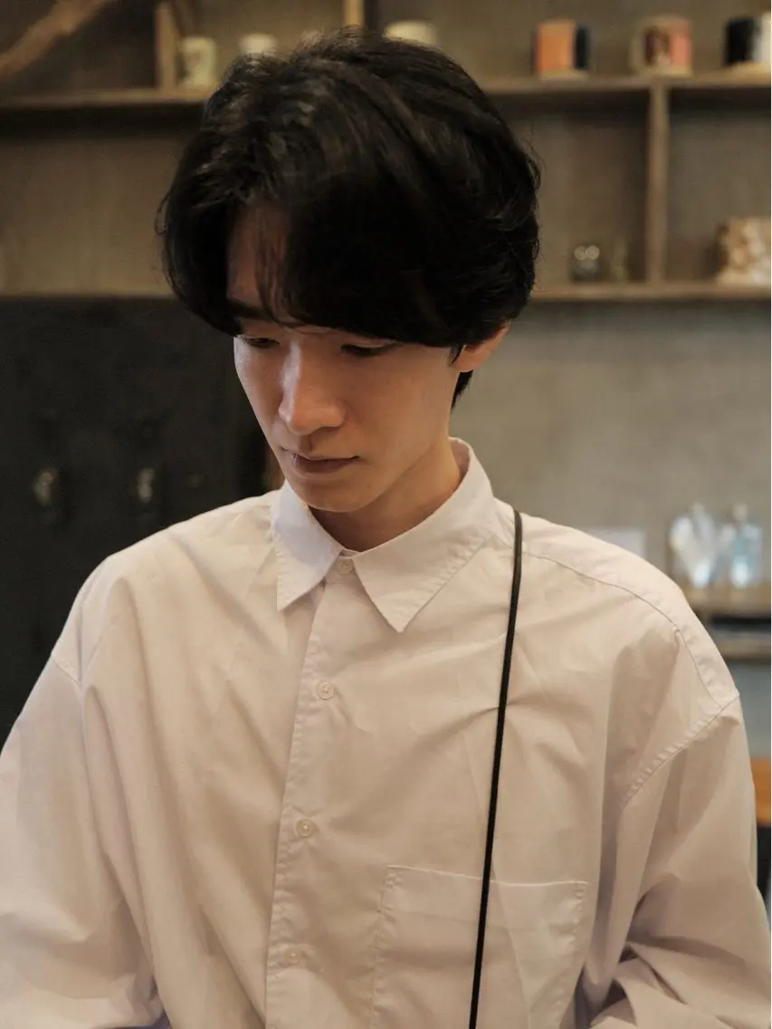 ショート パーマ メンズ カット パーマ ill副店長 立和田純也のヘアスタイル