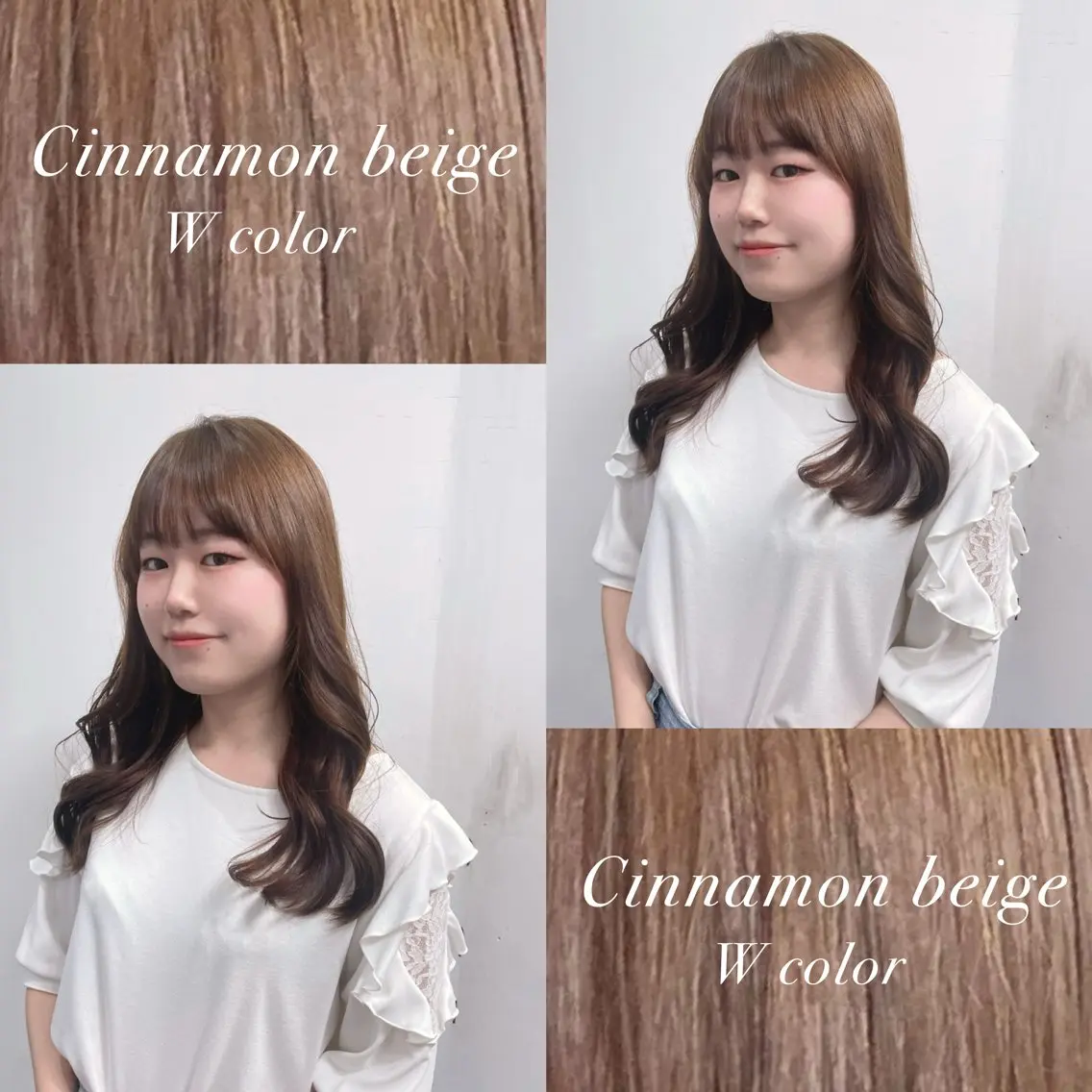 ロング カラー ヘアカラー トリートメント ルプラボウ/ 聖花/透明感カラーのヘアスタイル