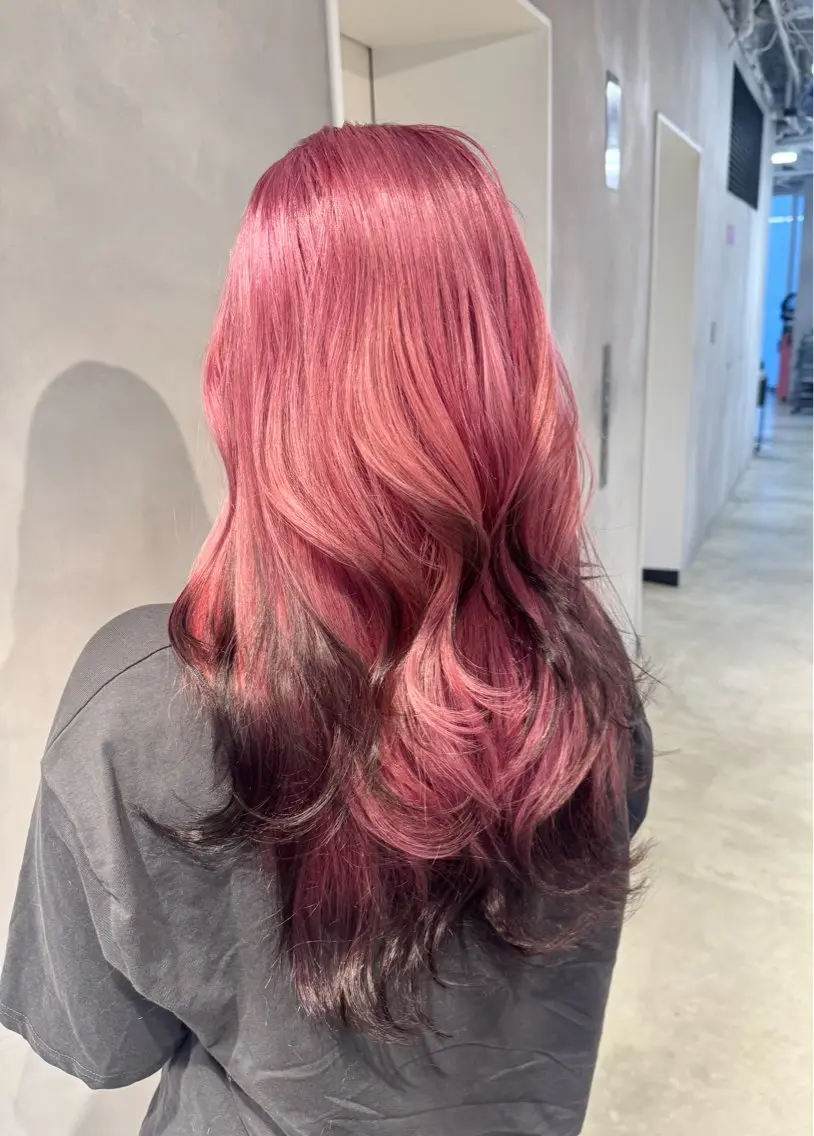 カラー ベージュカラー ピンクカラー ピンクベージュ カット ヘアカラー トリートメント 透明感カラー✨艶髪 制作🌱山根あゆみのヘアスタイル