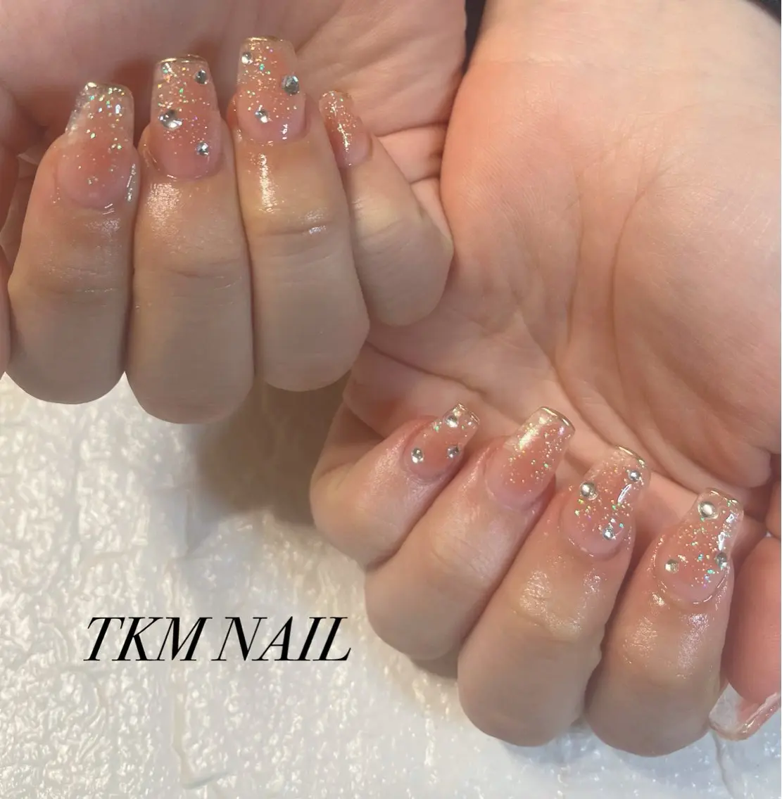 ネイル クリアネイル シンプルネイル ______ TKM  NAILのネイルデザイン