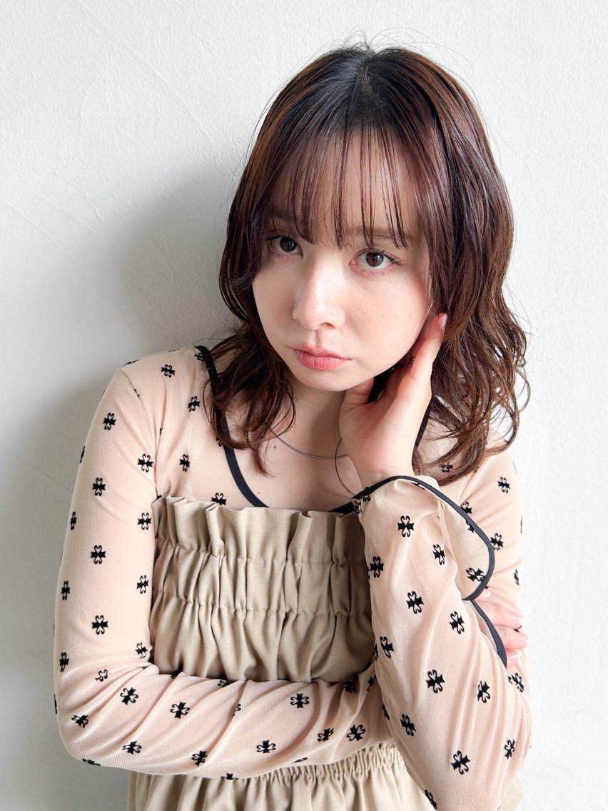 ミディアム カラー 艶カラー/ヘッドスパ ✨Ayariのヘアスタイル