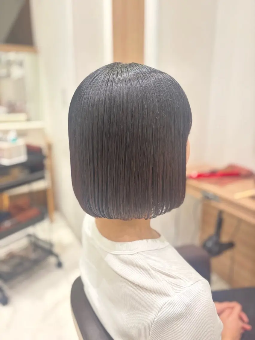 ショート 🐈‍⬛SARA🎀 縮毛矯正のヘアスタイル