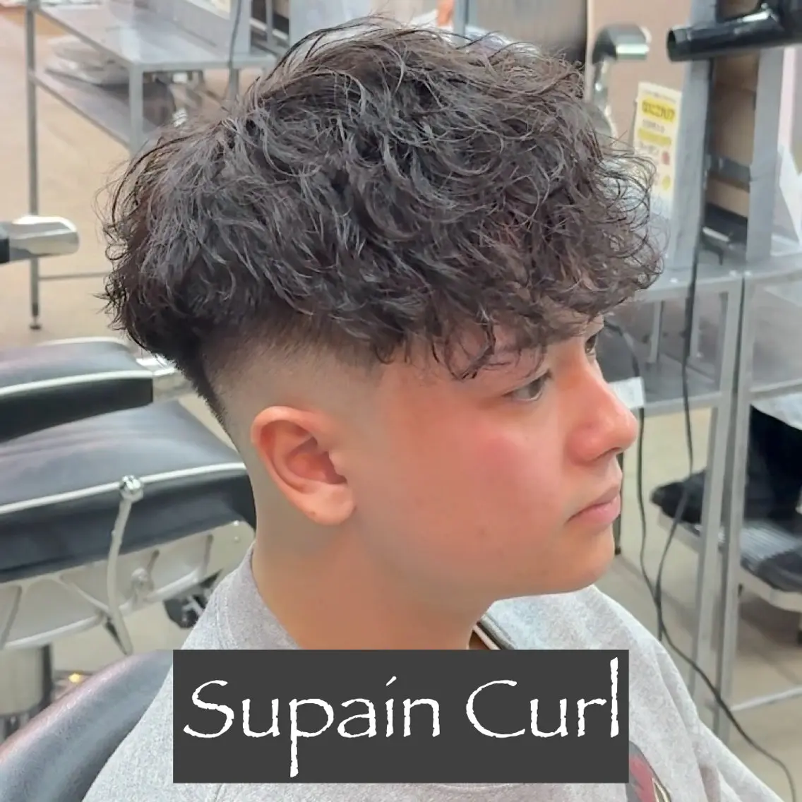 ショート パーマ ヘアアレンジ メンズ MENIN メンズ サロン 望月 涼太のヘアスタイル