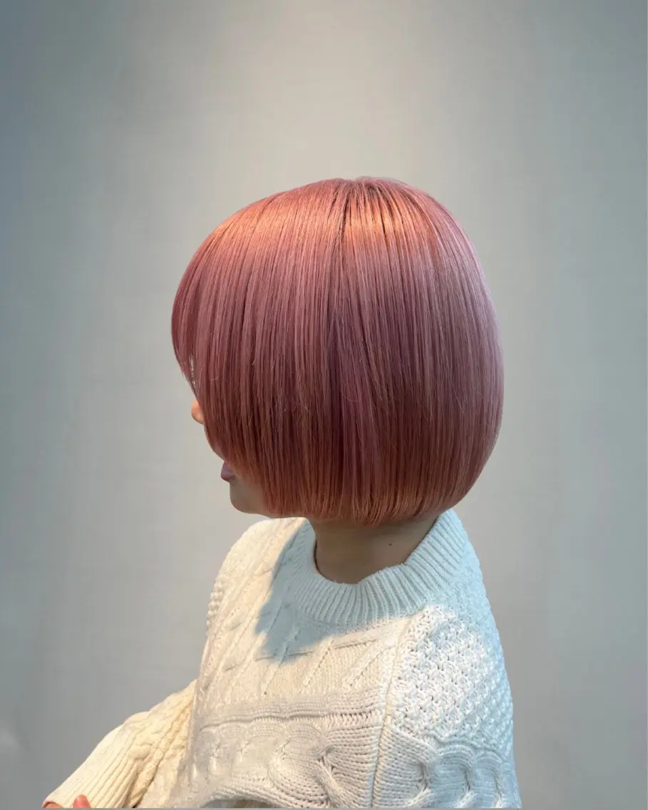 ミディアム カラー ヘアカラー トリートメント 《髪質改善 UN BLEACH》のヘアスタイル