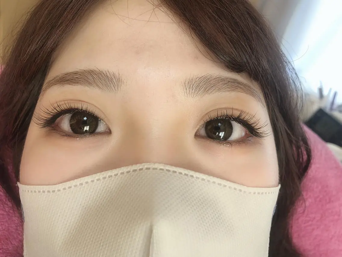 カラー パーマ マツエク・マツパ キュート フラットラッシュ 伊藤名紬 マツエク専門のマツエク・マツパデザイン