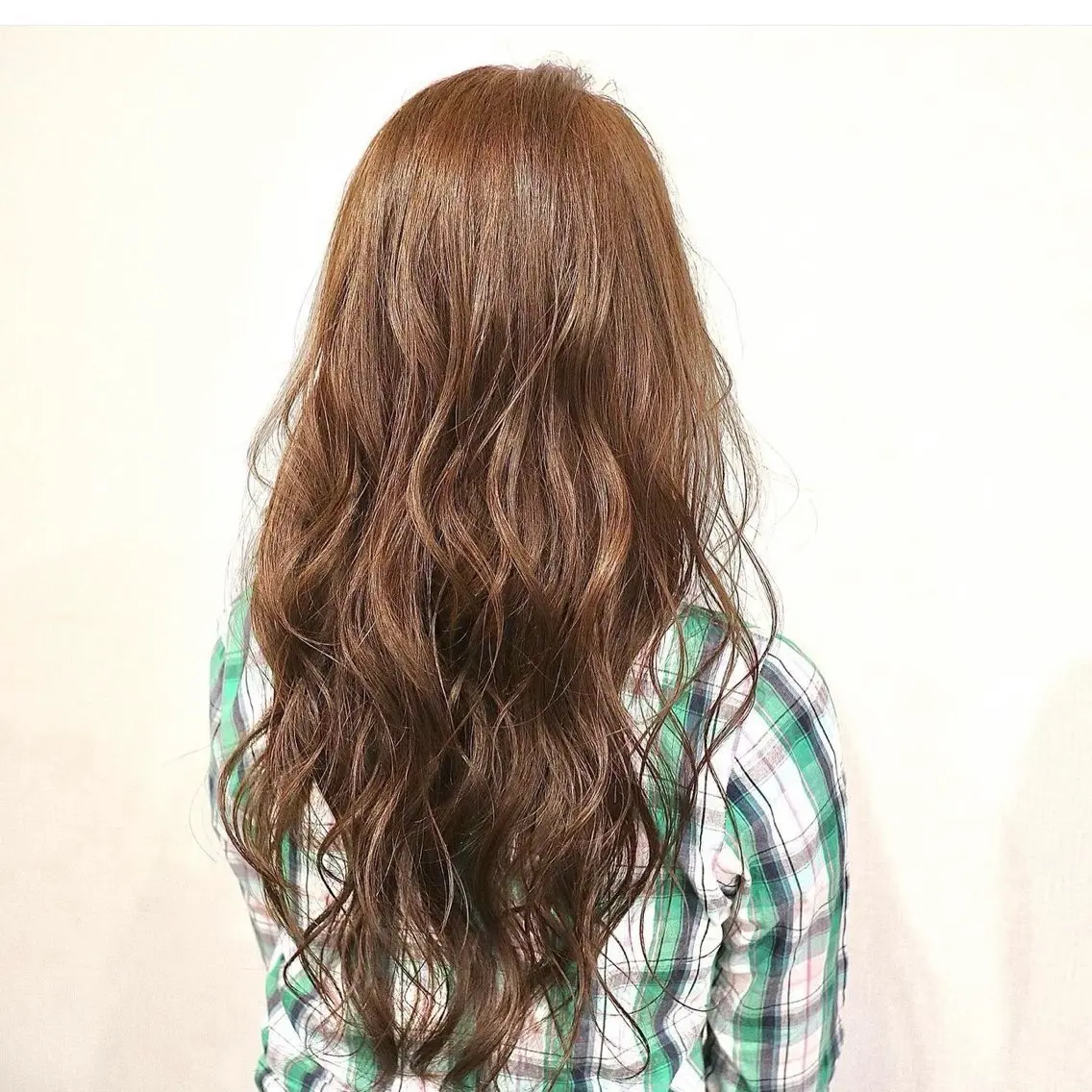 ロング パーマ カット ヘアカラー トリートメント ヘッドスパ ノンジアミンカラー 専門/エソラのヘアスタイル