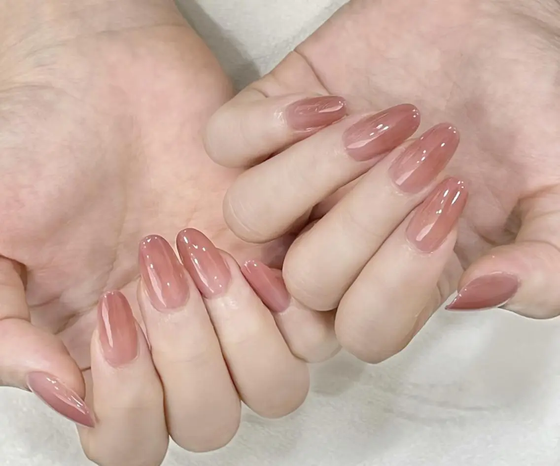 ネイル ハンドネイル By moonネイル 🌷ワンホン/韓国風のネイルデザイン
