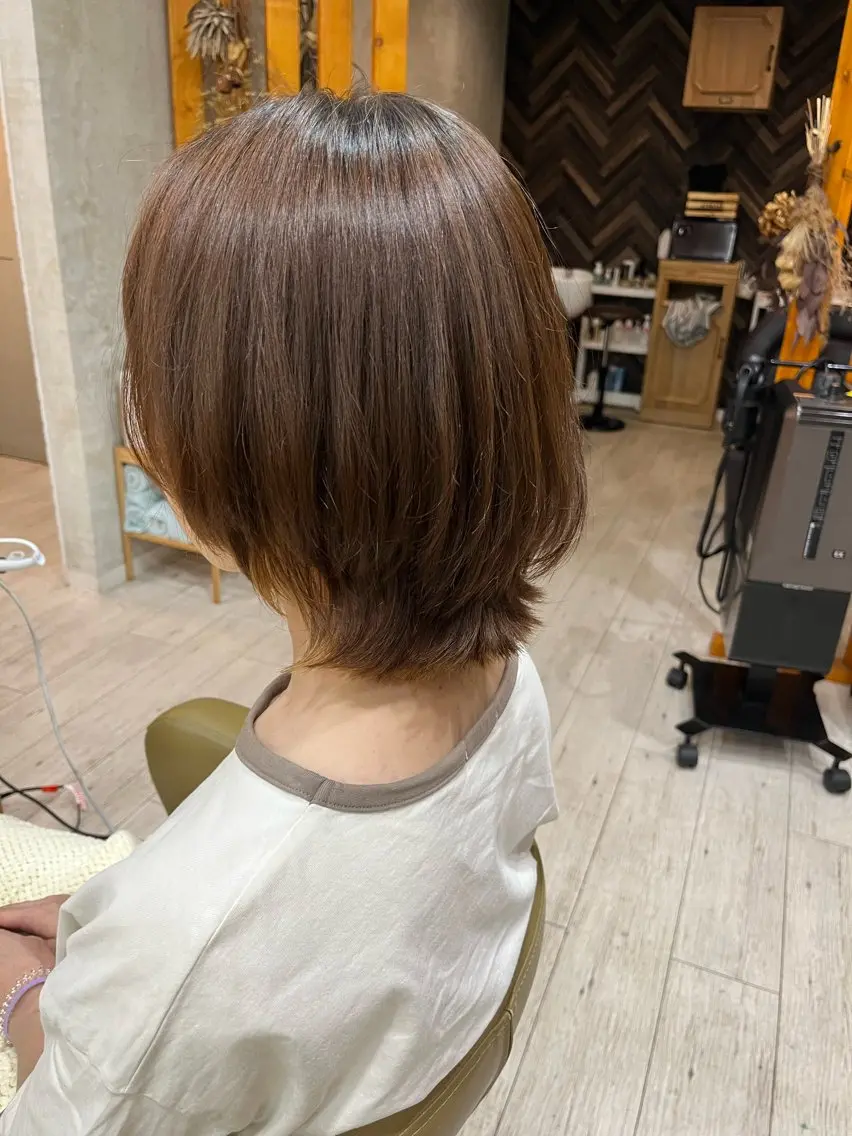 ショート ショートヘア ウルフカット 中村 由稀のヘアスタイル