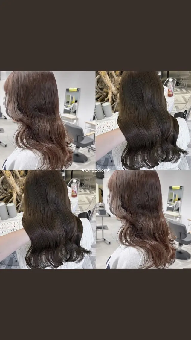 カラー ヘアカラー サナ🎀髪質改善 /似合わせカラーのヘアスタイル