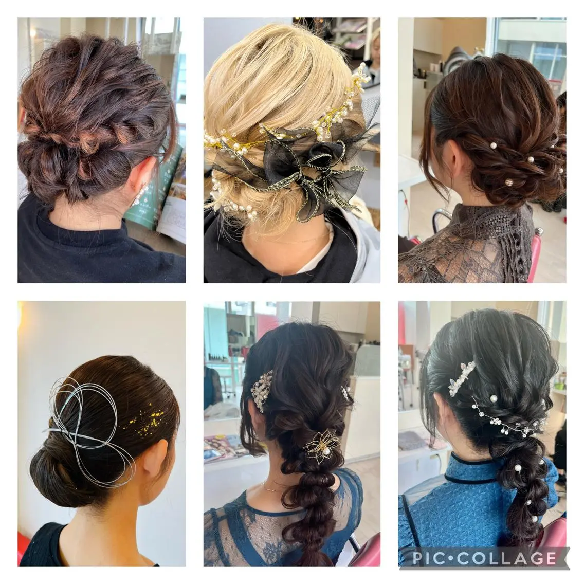 朝9時から予約取れます🥰特別な日のヘアアレンジ💕¥3000の写真