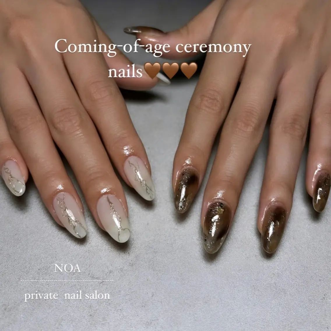 ネイル ニュアンスネイル NOA NAILのネイルデザイン