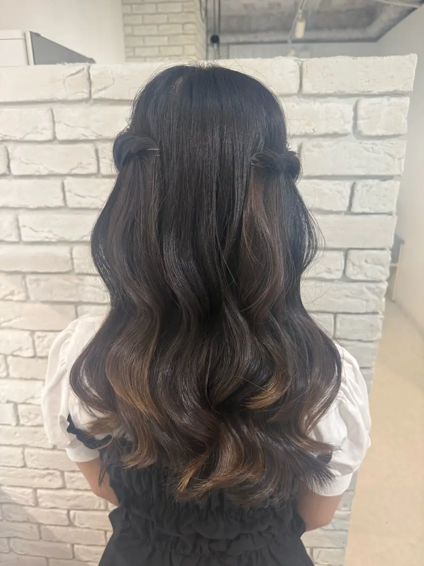 ロング ヨシンモリ ヘアセット MIREI / モデル様募集中🎀のヘアスタイル
