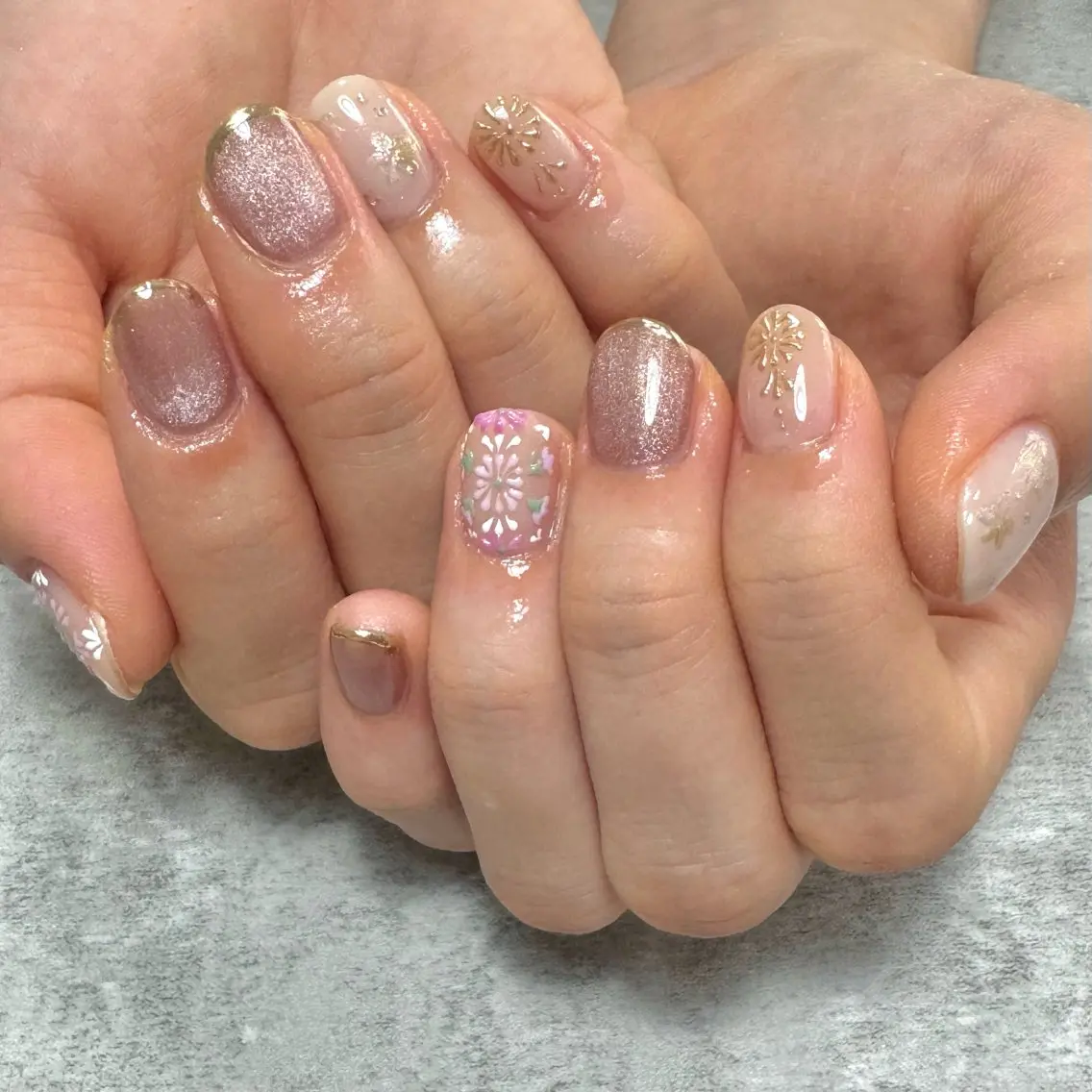 ネイル アートネイル ハンドネイル NAIL303 🛼 SHIORIのネイルデザイン