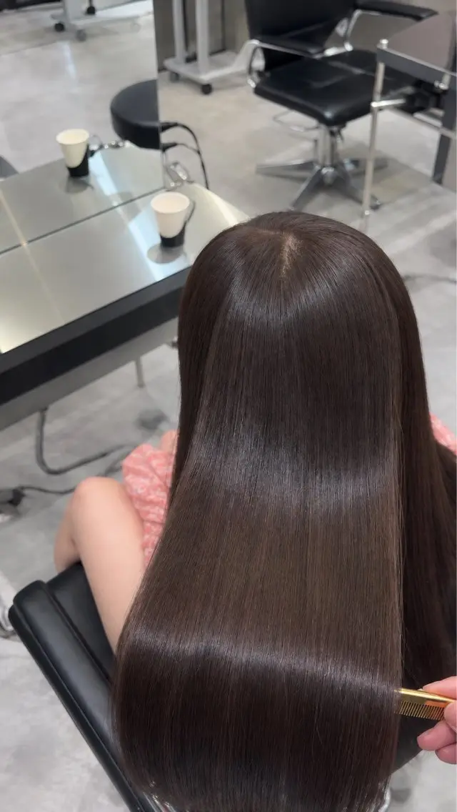 ロング ヘアカラー 福岡/美髪矯正 TAKETOのヘアスタイル