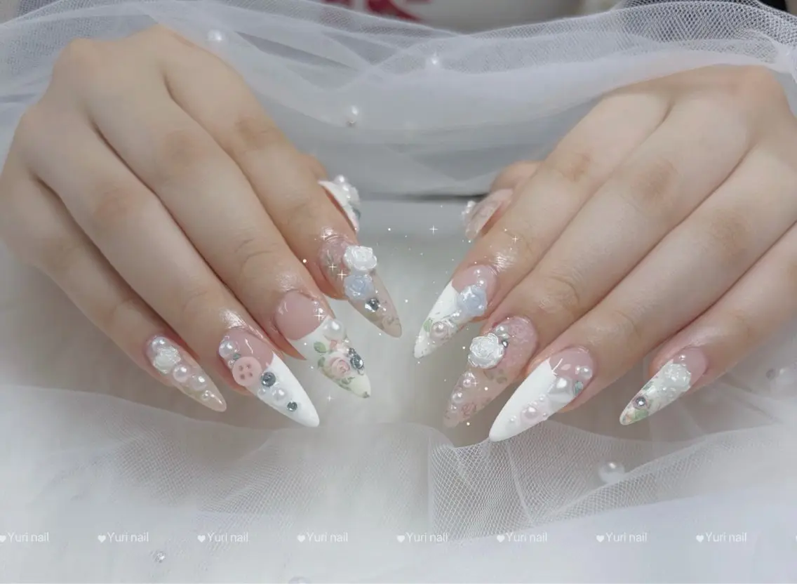 ネイル アニマル柄 べっ甲ネイル ボルドー ブラウン 長さ出し ハンドネイル Yuri.nail studioのネイルデザイン