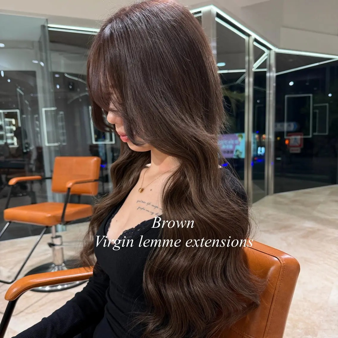 ロング カラー シールエクステ ハイトーンカラー エクステ ヘアカラー エクステ シールエクステ特化 ハイトーン、NANAのヘアスタイル
