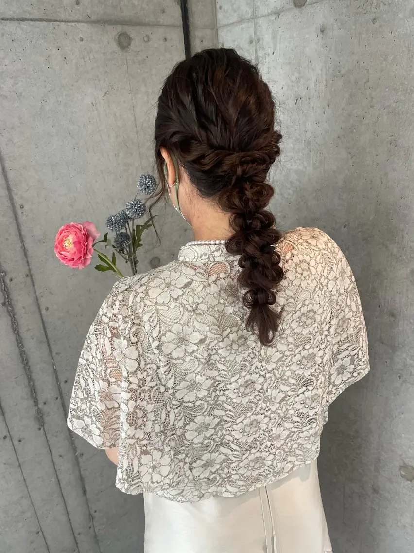 ヘアアレンジ ヘアセット 美髪× ヘアセット✨Araiのヘアスタイル