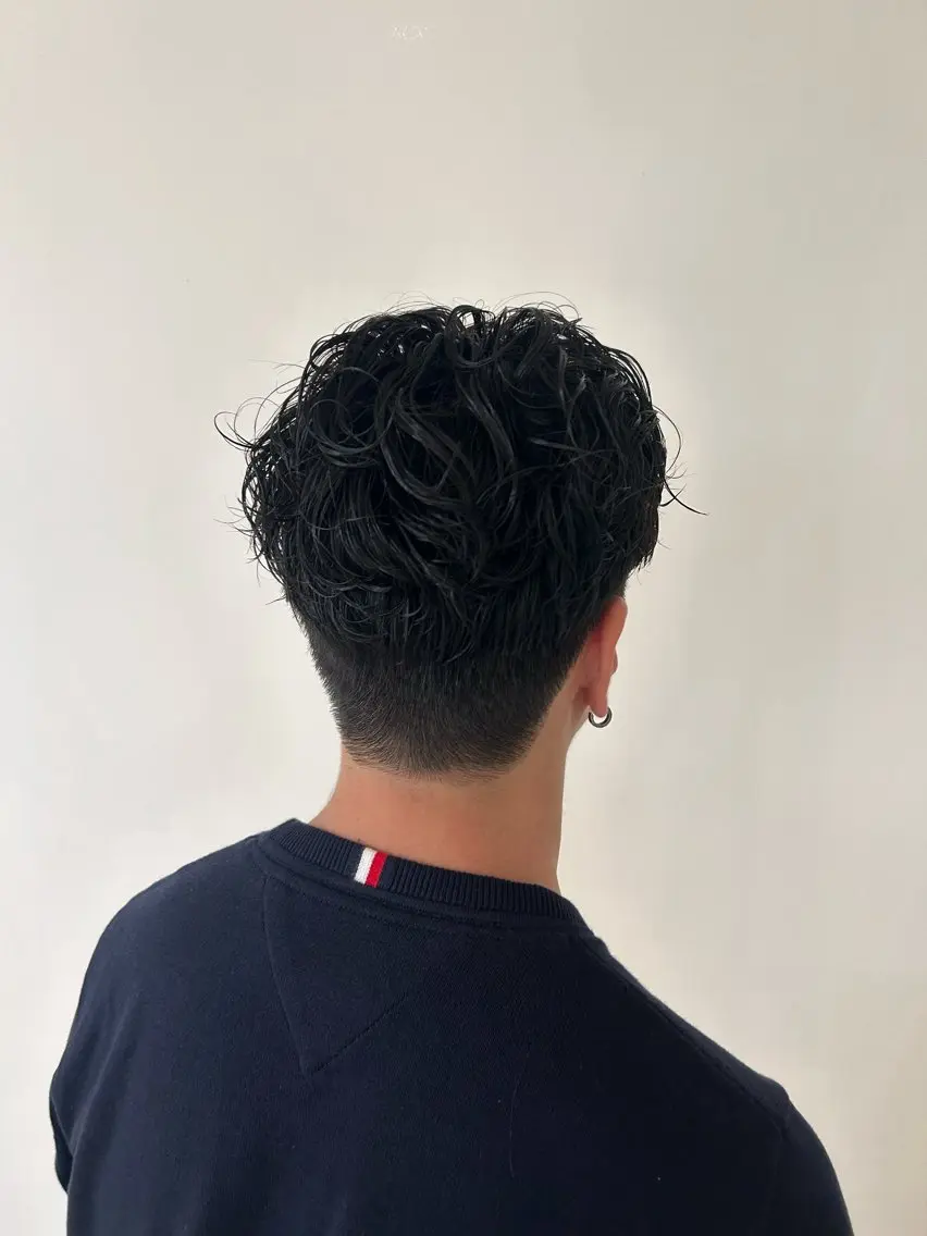 ショート メンズ メンズパーマ カット パーマ トリートメント *UNU* RICOのヘアスタイル