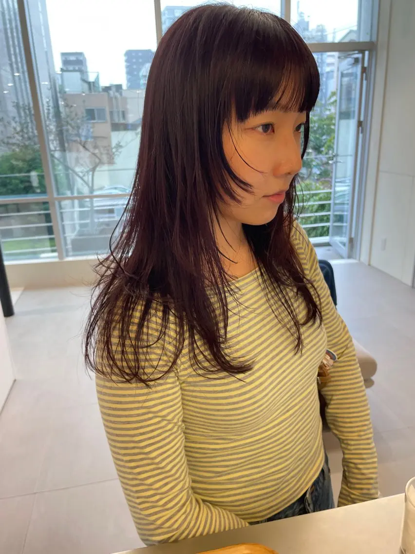 ロング 顔まわりカット🍀 chiakiのヘアスタイル