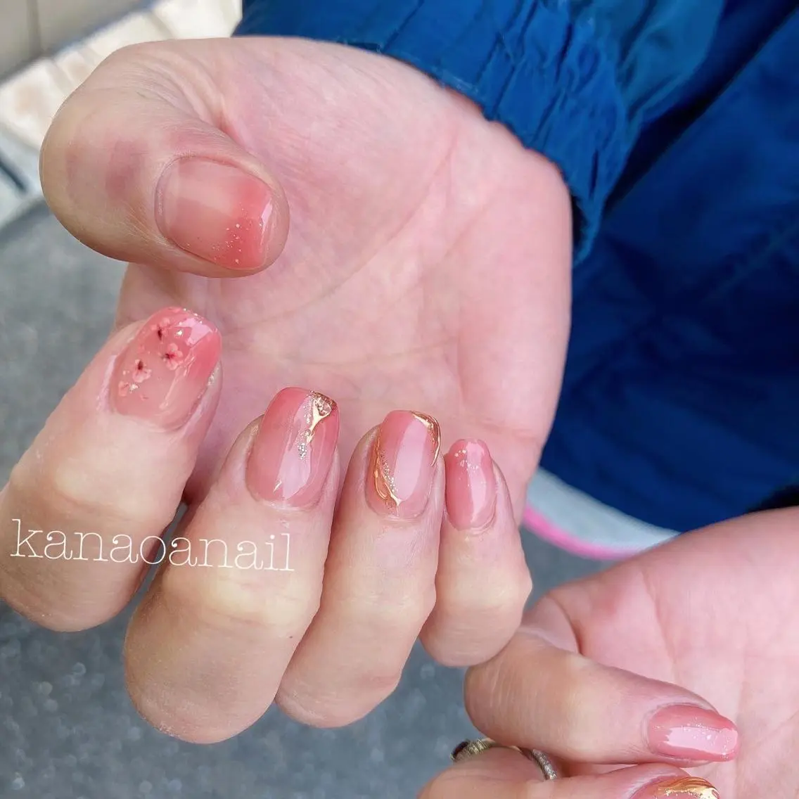 ネイル 地爪育成💅 kanaoanailのネイルデザイン