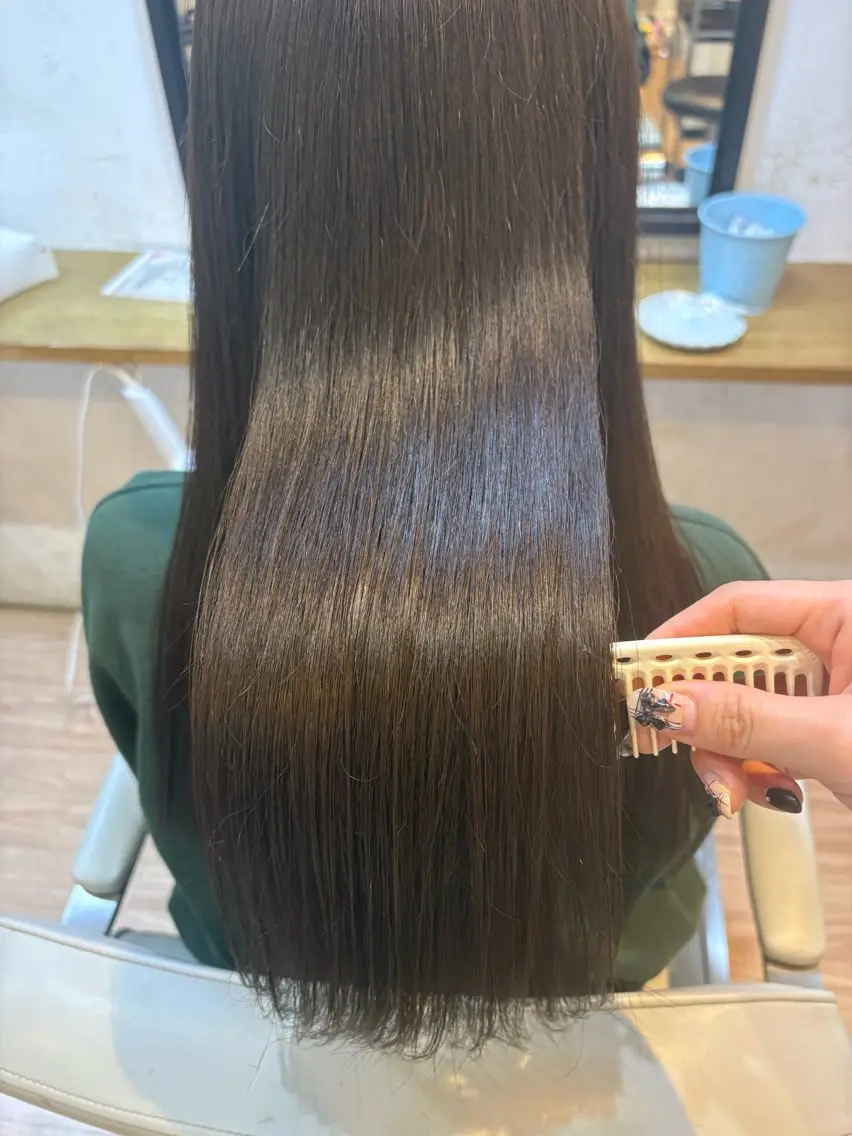 カラー カット ヘアカラー トリートメント 韓国ヘアー🇰🇷 MIWAのヘアスタイル