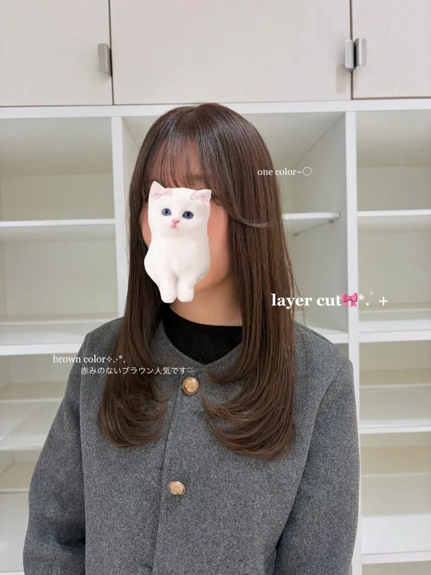 ロング カラー ヘアアレンジ 𝐇𝐚𝐧𝐚 / モデル募集中🎀のヘアスタイル