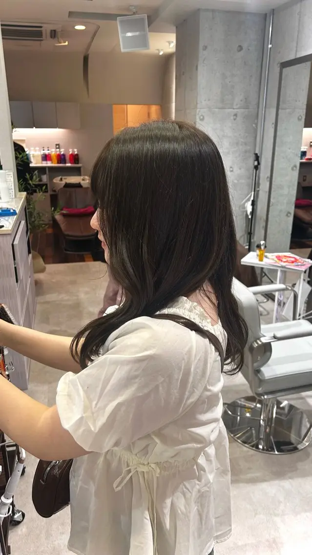 セミロング RUKA👱🏻 メンズカットパーマのヘアスタイル