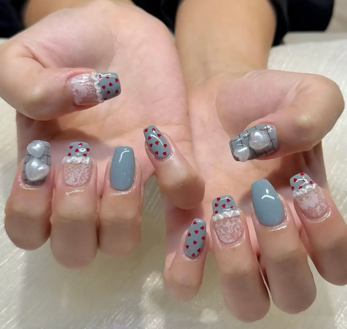 ネイル 韓国ネイル 持ち込み ニュアンスネイル ネイルチップ ハンドネイル TABI ANA.CHUOのネイルデザイン