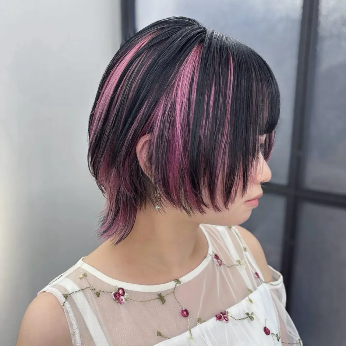 ミディアム カラー ヘアカラー Ren. 🦋デザインカラーのヘアスタイル
