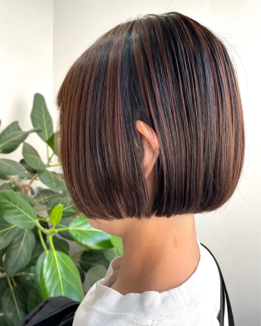 ショート カラー ボブ サワタ ミサのヘアスタイル