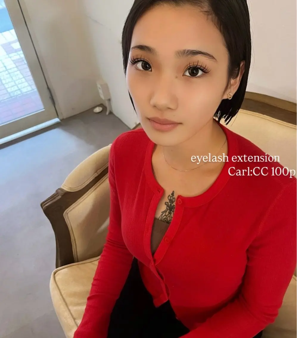 マツエク・マツパ フラットラッシュ saori natoriのマツエク・マツパデザイン