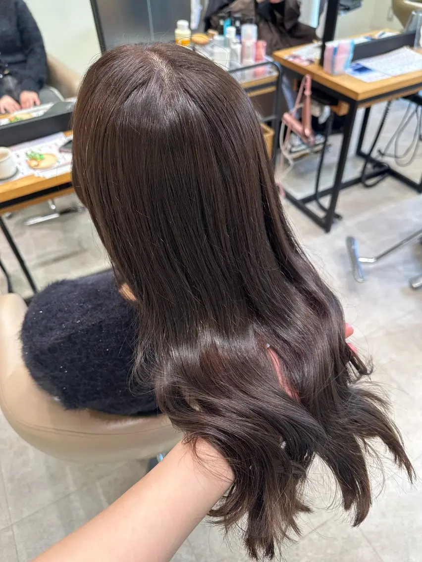 ロング カット ヘアカラー 透明感カラー レイヤー/AIKAのヘアスタイル