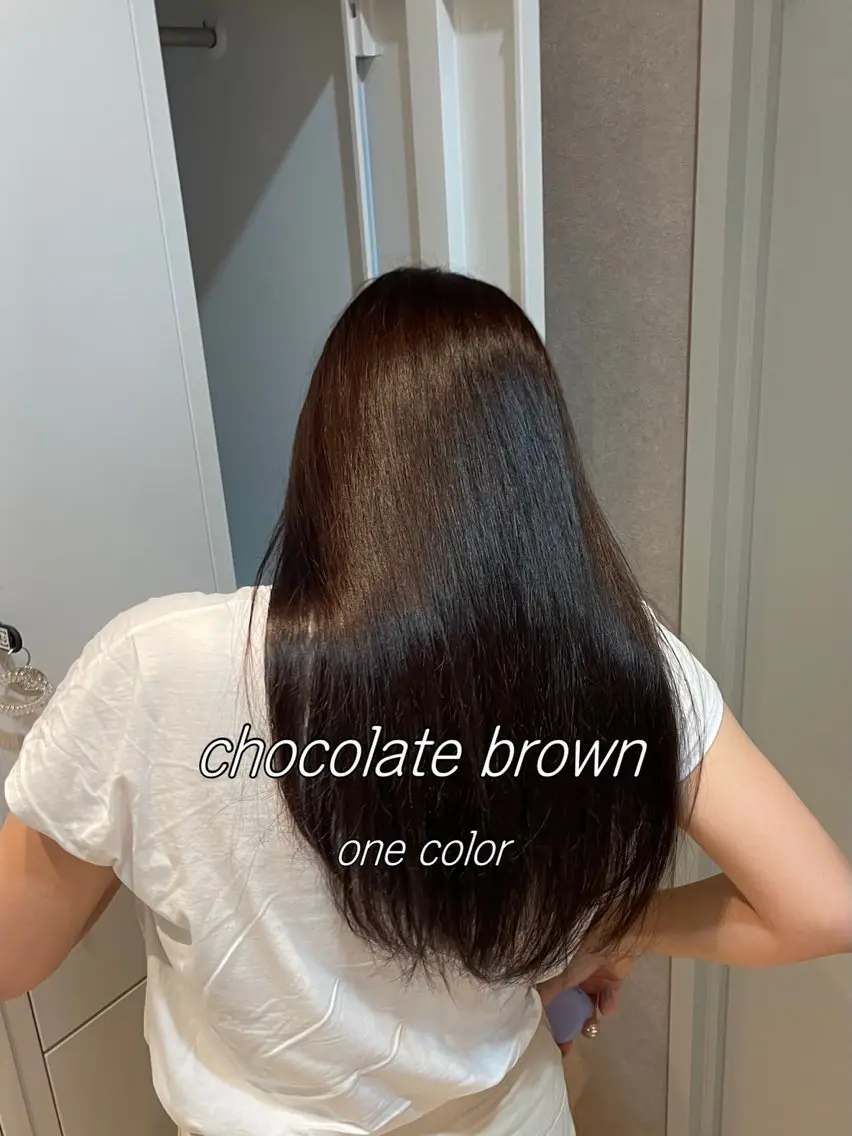 カラー ブラウンカラー ヘアカラー 自然と惹かれる🪷 艶カラー/茉優♩のヘアスタイル