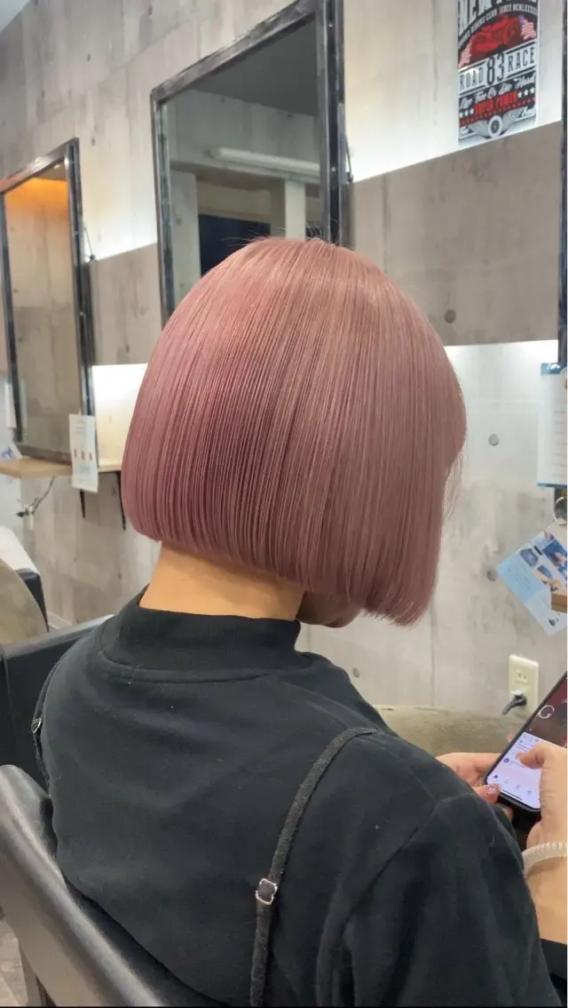 ショート ヘアカラー t_salon Ayakaのヘアスタイル
