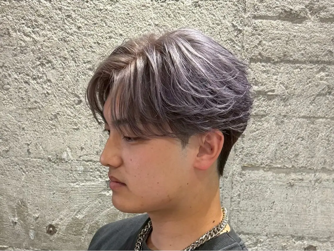 ショート カラー パーマ メンズ 朝ラクパーマ 【SENA】のヘアスタイル