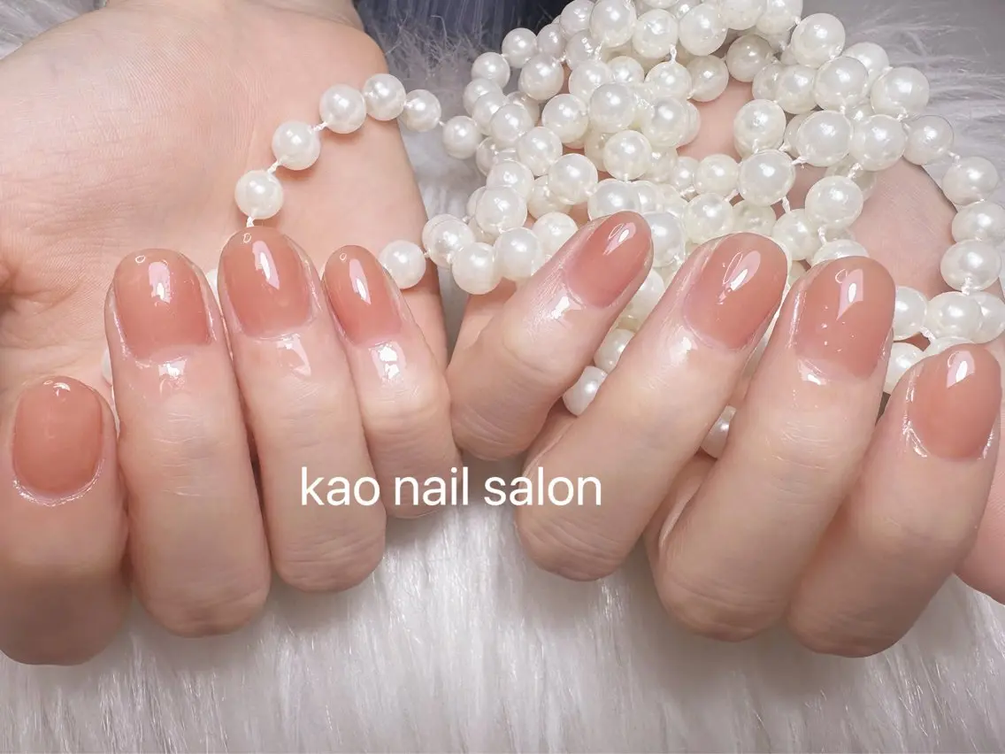 ネイル ハンドネイル kao nail マグネット/長さだしのネイルデザイン