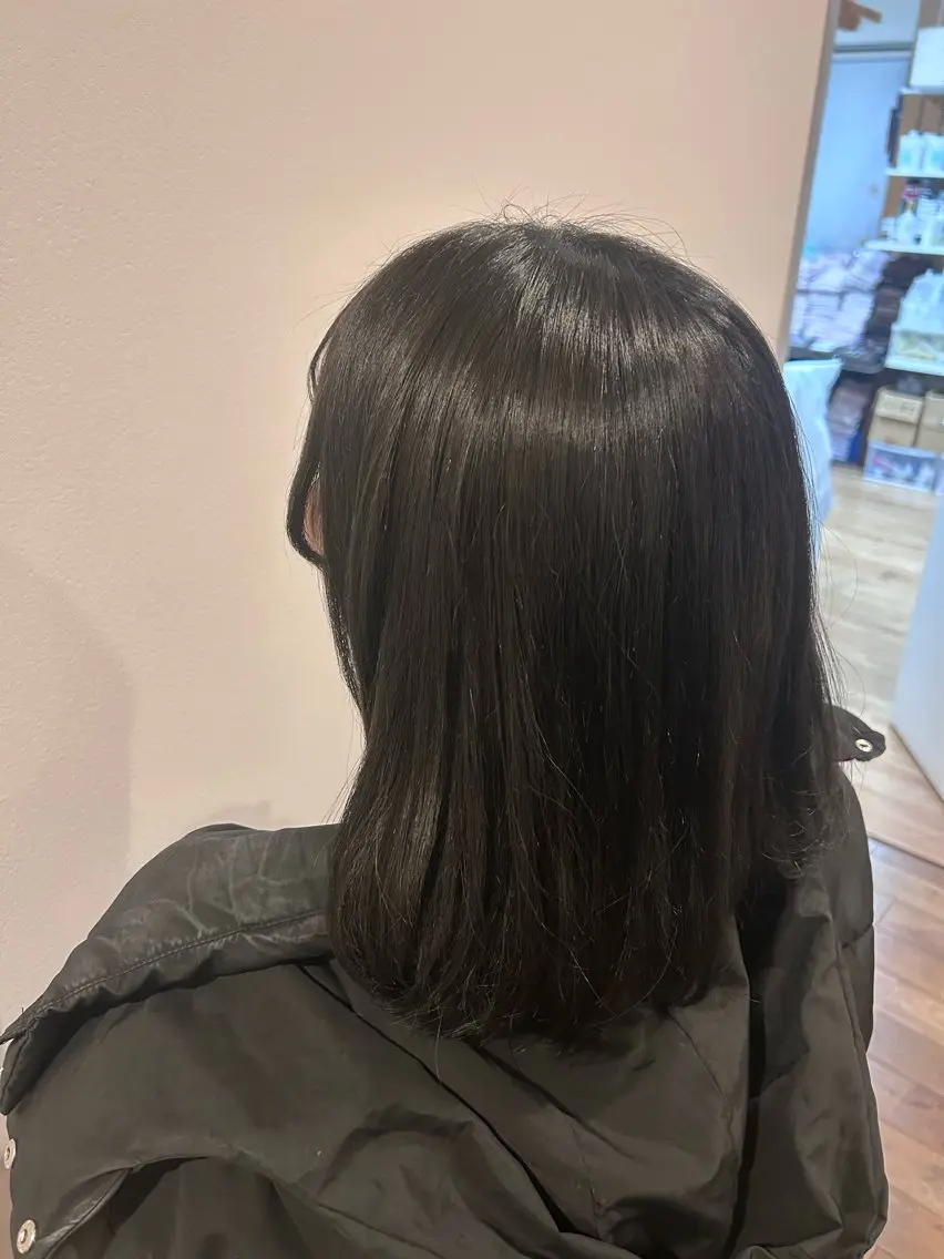 ミディアム トリートメント ヘアカラー 木村 胡土のヘアスタイル
