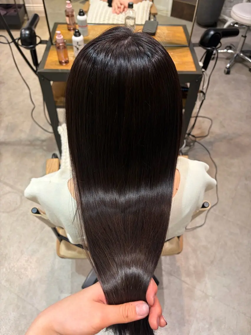 ロング カラー トリートメント カラーモデル募集中 anna🫧のヘアスタイル