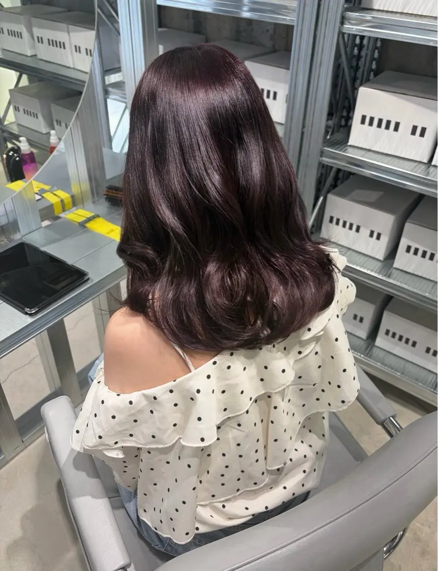 ミディアム カラー ブリーチ ダブルカラー カット ヘアカラー トリートメント ダブルカラー/レイヤ ーカット 🤍ゆきなのヘアスタイル