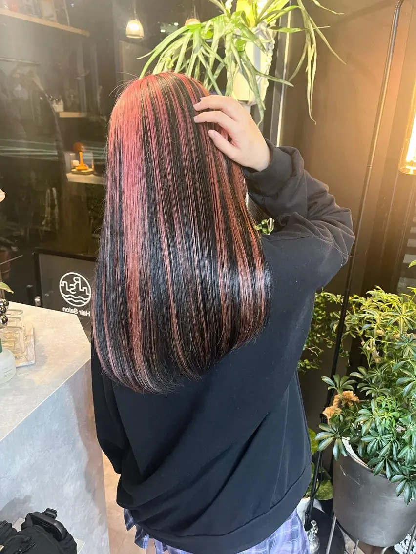 セミロング カラー 似合わせカット Rinka🌻のヘアスタイル