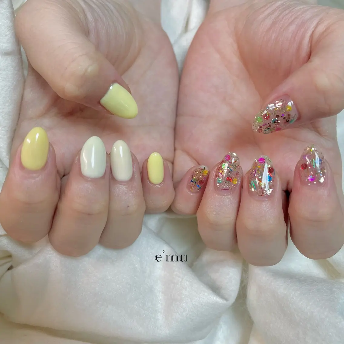 ネイル ワンカラーネイル nail salon e'mu💐のネイルデザイン