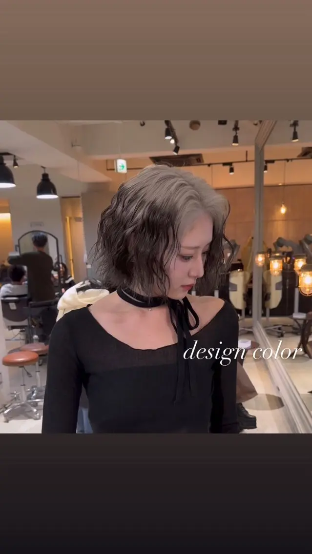 ミディアム カラー カット ヘアカラー トリートメント ヘアセット 💜ハイトーン💛 マジカルかいちゃんのヘアスタイル