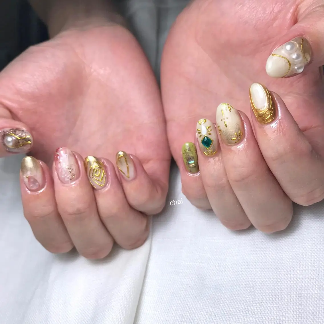 ネイル ハンドネイル chai nail _ai📍鶴橋/桃谷のネイルデザイン