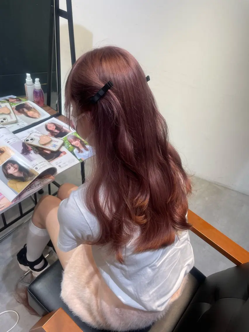 ロング カラー ヘアアレンジ ヘアカラー トリートメント ヘアセット すずね♡ トータルビューティーのヘアスタイル