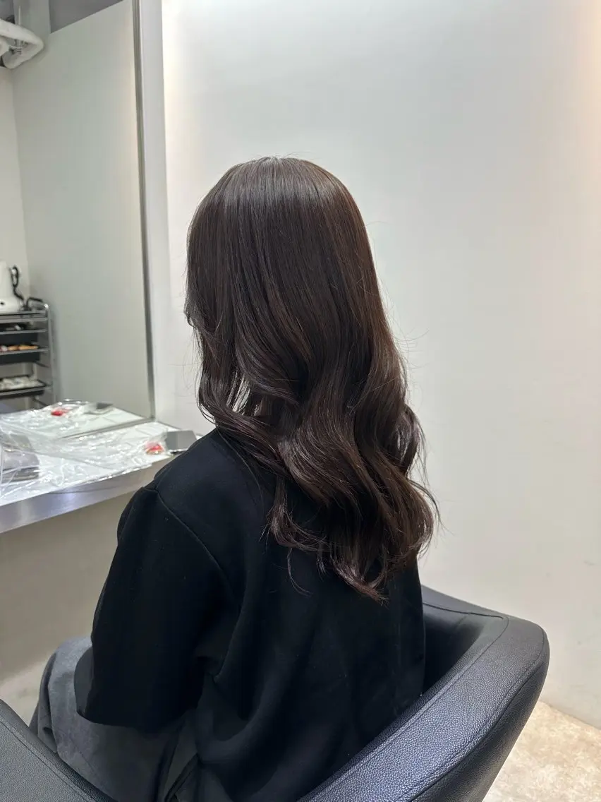 ロング カラー 銀座/ヘアセット/ 島村美帆のヘアスタイル