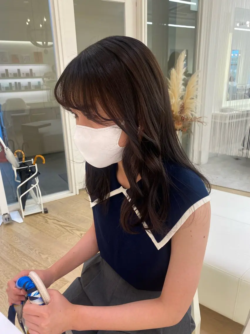 セミロング ParveMix🍀 藤原愛未のヘアスタイル